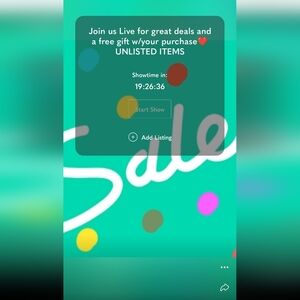 Join us Live for great deals and a free gift w/your purchase❤️UNLISTED ITEMS